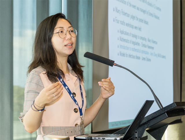 ACEMS AI Joyce Zhang talks about her experience with the RSS scheme at the ACEMS Retreat.